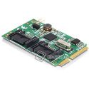 Kontroler SATA III 6Gbps mini PCI-Express full-size 2xSATA Delock 95233