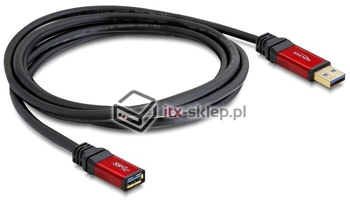 Delock Productos 82755 Delock Alargador USB 3.0 Tipo-A macho > USB 3.0  Tipo-A hembra 5 m Premium