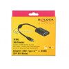 Adapter USB Typ-C męski - HDMI żeński (DP Alt Mode) 4K 60Hz Delock 62988