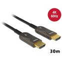 Kabel optyczny HDMI męski - męski 4K 60Hz 30m Delock 85677