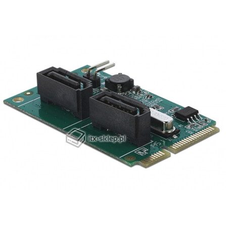Kontroler SATA III 6Gbps mini PCI-Express RAID 2xSATA Delock 95264